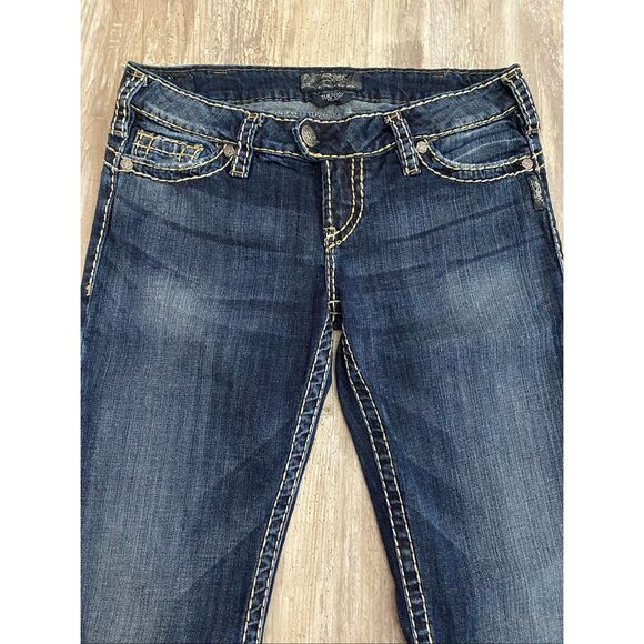Silver Tuesday 16 1/2  Bootcut Jeans Low Rise Women’s Sz W30/L33 - Picture 3 of 8